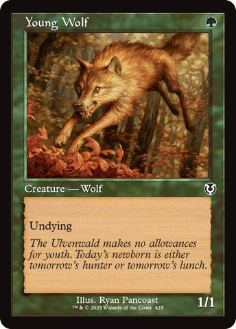 Image for Young Wolf (Retro Frame) (425) [Innistrad Remastered]