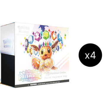 Image for Prismatic Evolutions Pokemon Center Elite Trainer Box (Exclusive) Case (PRE)