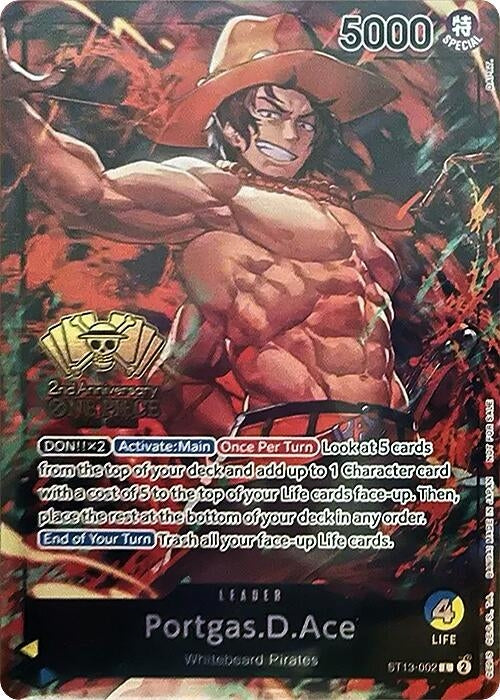 Image for Portgas.D.Ace (2nd Anniversary Tournament) (ST13-002) (One Piece Promotion Cards) - One Piece Card Game