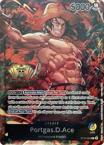 Image for Portgas.D.Ace (2nd Anniversary Tournament) (ST13-002) (One Piece Promotion Cards) - One Piece Card Game