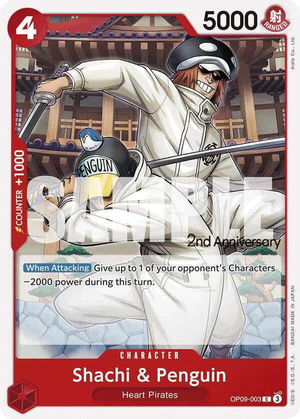 Image for Shachi & Penguin (OP09-003) - One Piece Card Game
