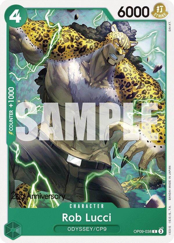 Image for Rob Lucci (038) (OP09-038) - One Piece Card Game