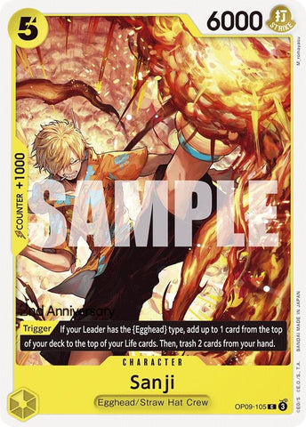 Image for Sanji (105) (OP09-105) - One Piece Card Game