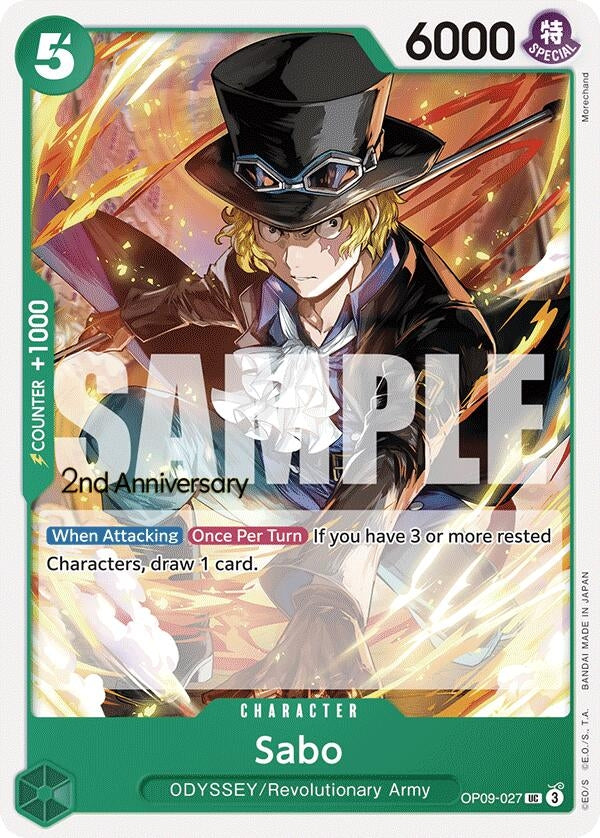 Image for Sabo (027) (OP09-027) - One Piece Card Game
