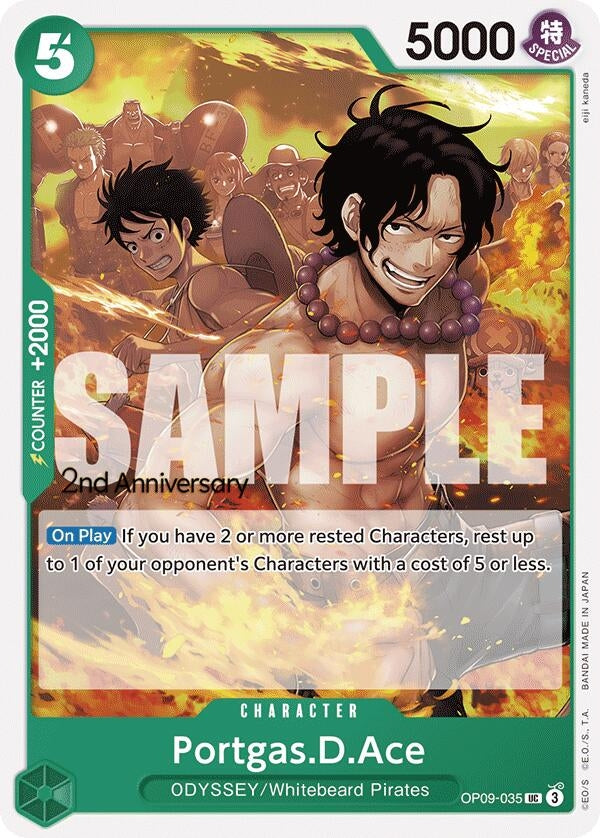 Image for Portgas.D.Ace (OP09-035) (OP09 ANN) - One Piece Card Game