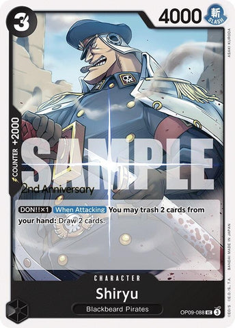 Image for Shiryu (OP09-088) - One Piece Card Game