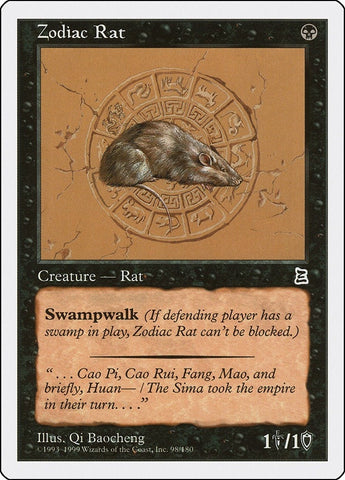 Image for Zodiac Rat (98) - Magic: The Gathering