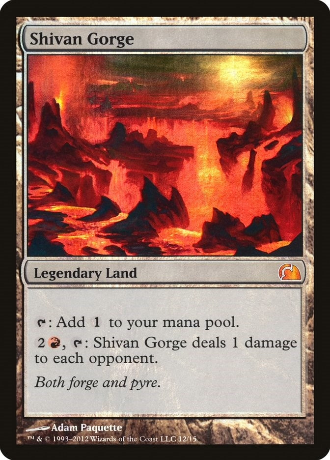 Image for Shivan Gorge (12) [From the Vault: Realms]
