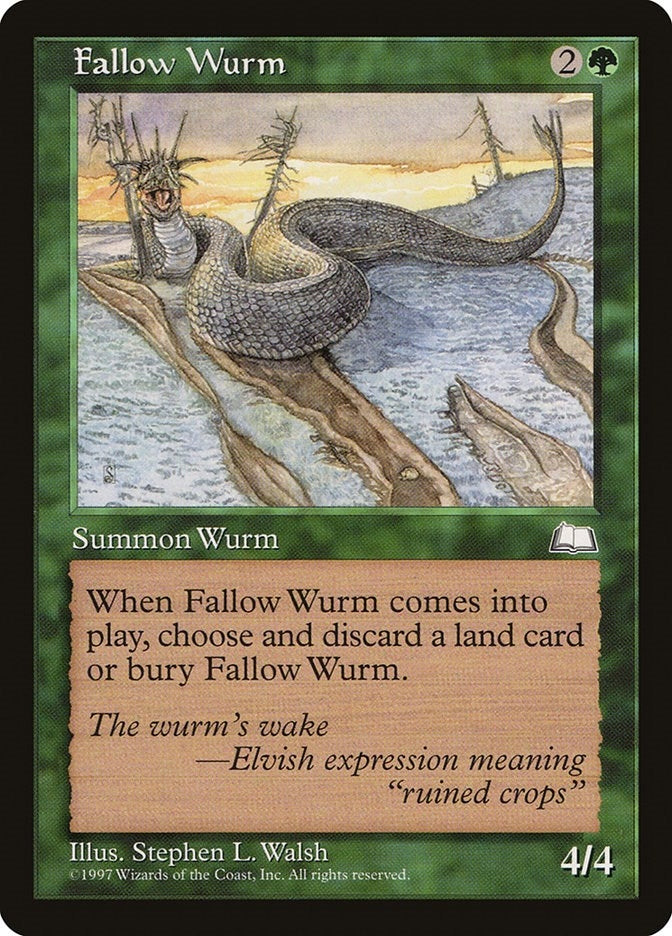 Image for Fallow Wurm [Weatherlight]