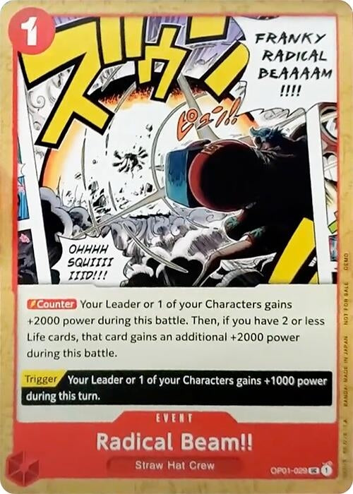 Image for Radical Beam!! (OP01-029) - One Piece Card Game
