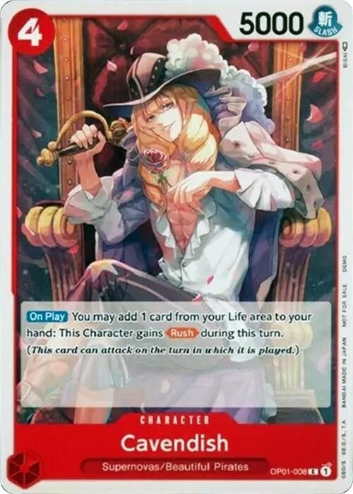 Image for Cavendish (OP01-008) - One Piece Card Game