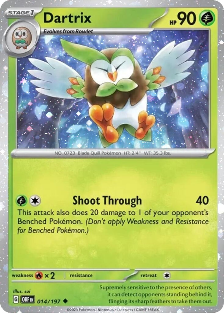 Dartrix - 014/197 (Cosmos Holo) (014/197) (Miscellaneous Cards & Products)