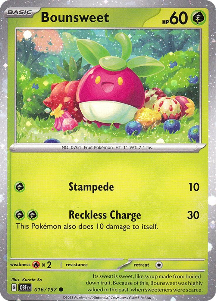 Bounsweet - 016/197 (Cosmos Holo) (016/197) (Miscellaneous Cards & Products)