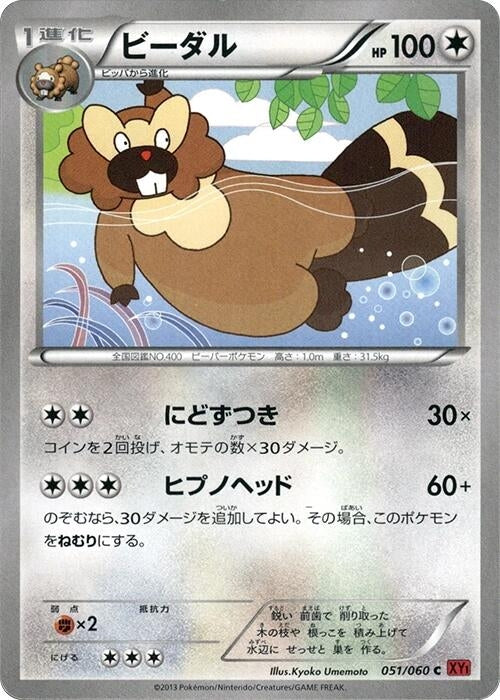 Bibarel (051/060) (XY-By)