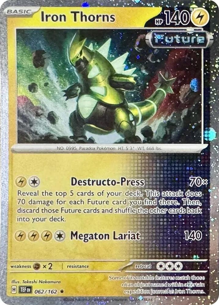 Iron Thorns - 062/162 (Cosmos Holo) (062/162) (Miscellaneous Cards & Products)