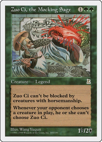 Image for Zuo Ci, the Mocking Sage (165) - Magic: The Gathering