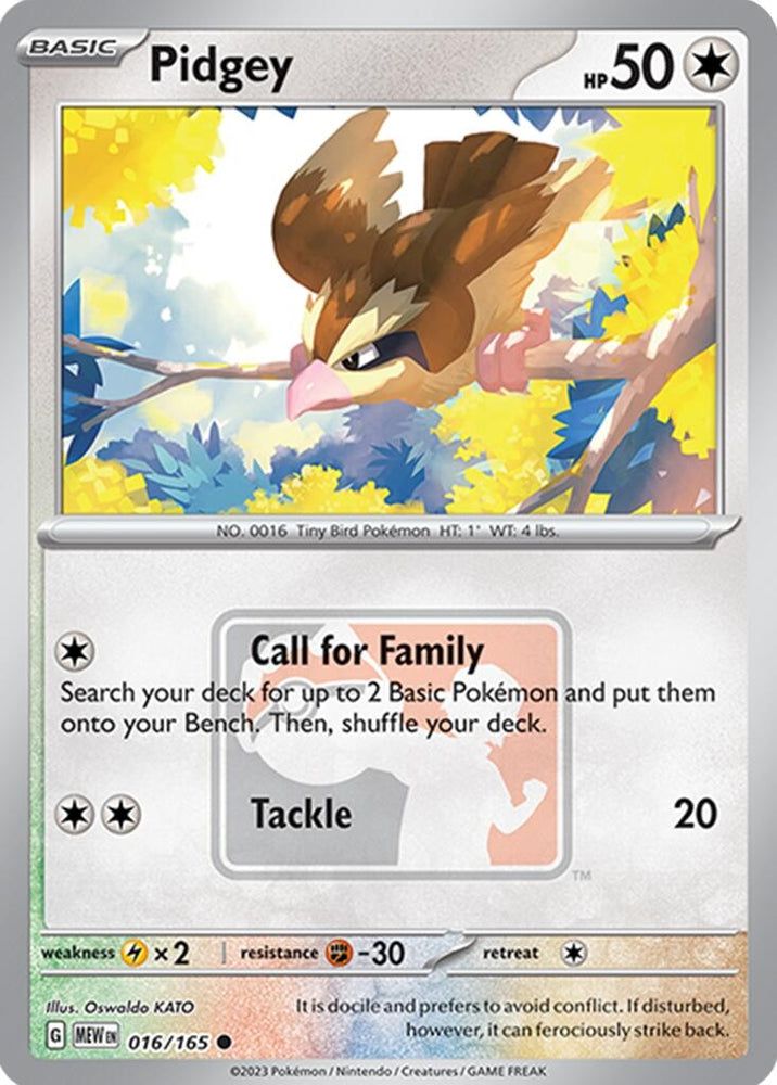 Image for Pidgey (016/165) [League & Championship Cards]