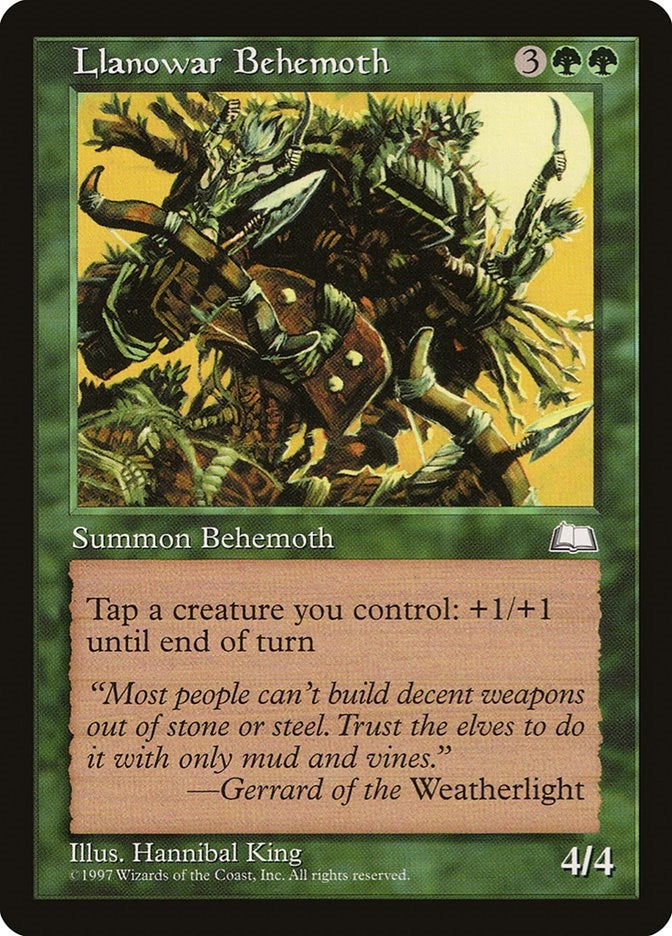 Image for Llanowar Behemoth [Weatherlight]