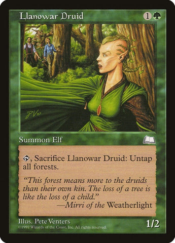 Image for Llanowar Druid [Weatherlight]