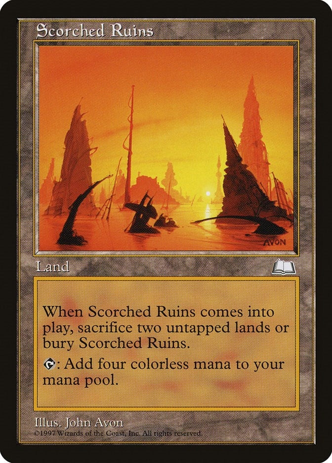 Image for Scorched Ruins - Magic: The Gathering