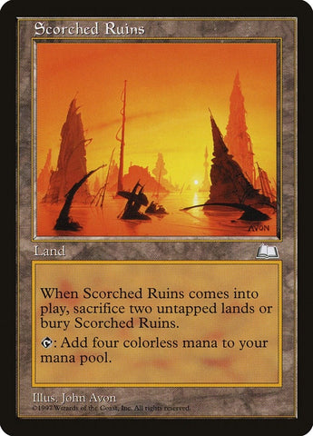 Image for Scorched Ruins - Magic: The Gathering
