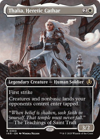 Image for Thalia, Heretic Cathar (Borderless) (300) [Innistrad Remastered]