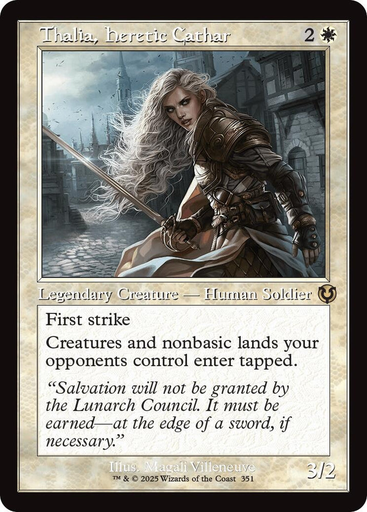 Image for Thalia, Heretic Cathar (Retro Frame) (351) [Innistrad Remastered]