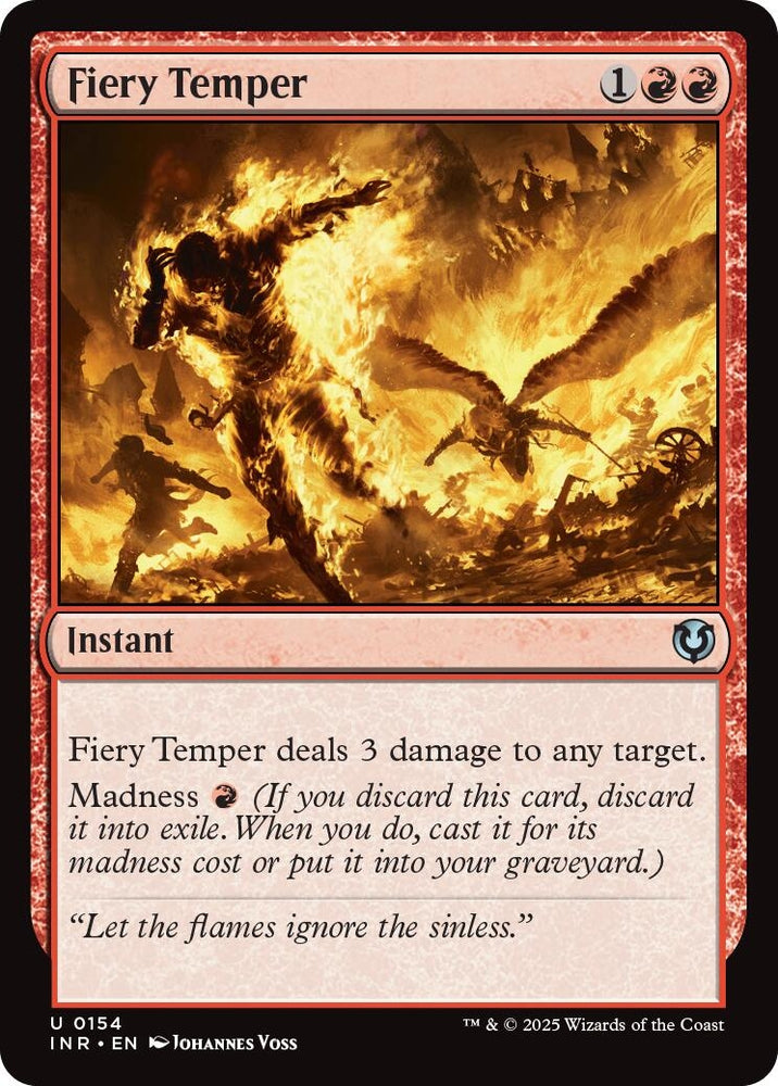 Image for Fiery Temper (154) [Innistrad Remastered]
