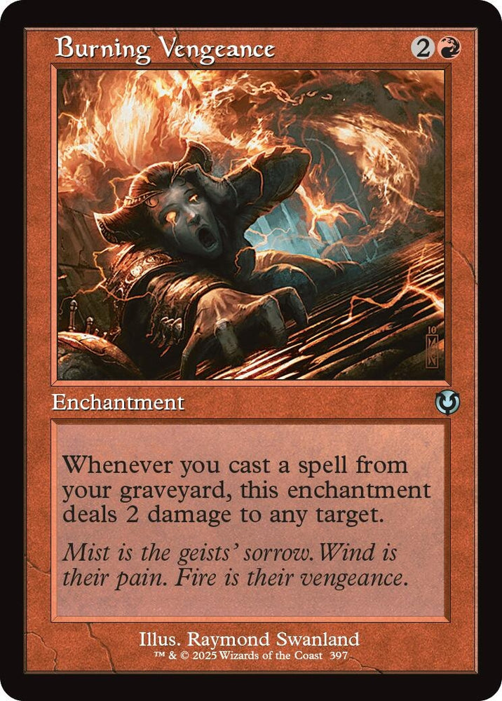Image for Burning Vengeance (Retro Frame) (397) [Innistrad Remastered]