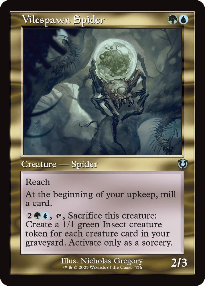 Image for Vilespawn Spider (Retro Frame) (436) [Innistrad Remastered]