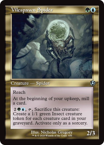 Image for Vilespawn Spider (Retro Frame) (436) [Innistrad Remastered]