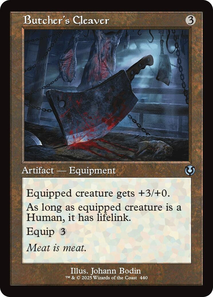 Image for Butcher's Cleaver (Retro Frame) (440) [Innistrad Remastered]