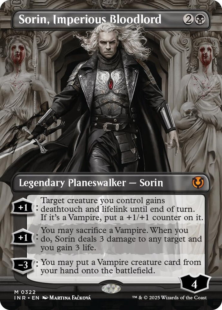 Image for Sorin, Imperious Bloodlord (Borderless) (322) [Innistrad Remastered]