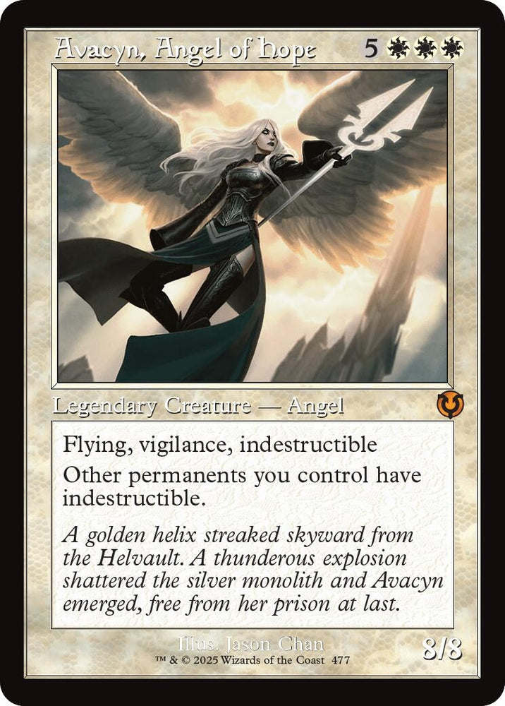 Image for Avacyn, Angel of Hope (Retro Frame) (477) [Innistrad Remastered]