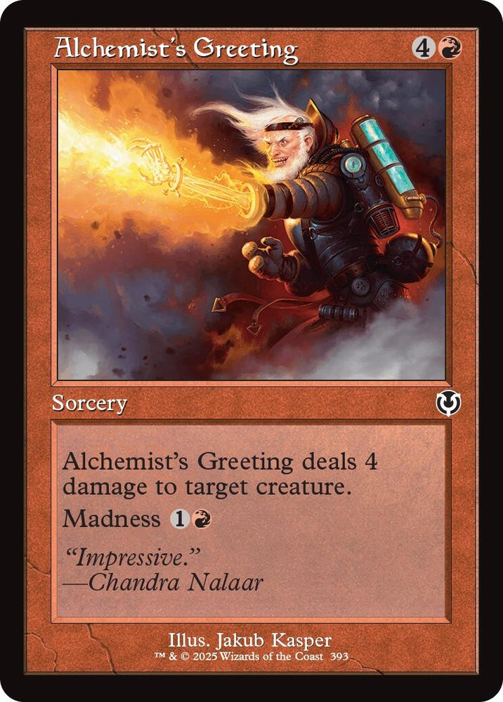 Image for Alchemist's Greeting (Retro Frame) (393) [Innistrad Remastered]