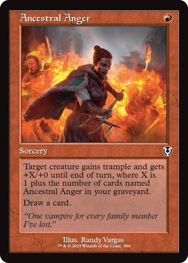 Image for Ancestral Anger (Retro Frame) (394) [Innistrad Remastered]