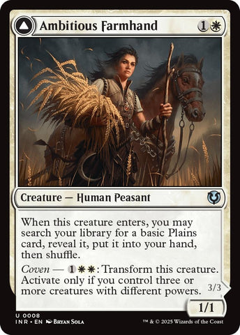 Image for Ambitious Farmhand (8) [Innistrad Remastered]