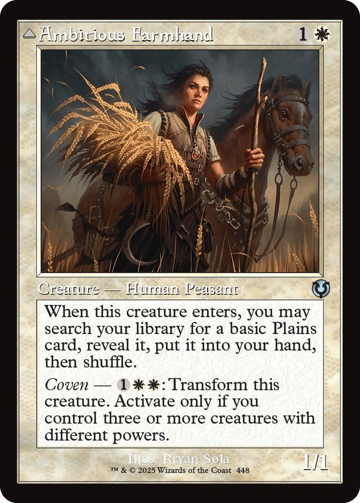 Image for Ambitious Farmhand (Retro Frame) (448) [Innistrad Remastered]