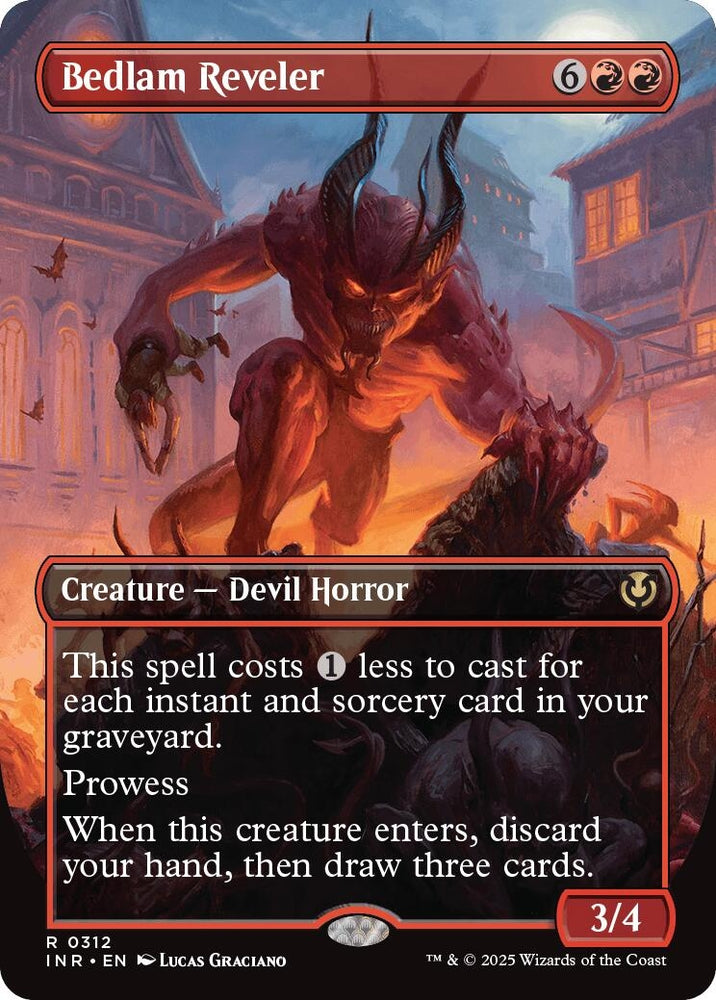 Image for Bedlam Reveler (Borderless) (312) [Innistrad Remastered]