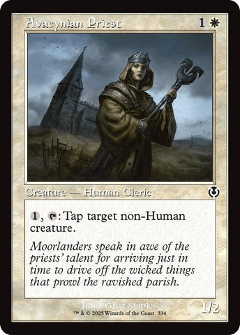Image for Avacynian Priest (Retro Frame) (334) [Innistrad Remastered]