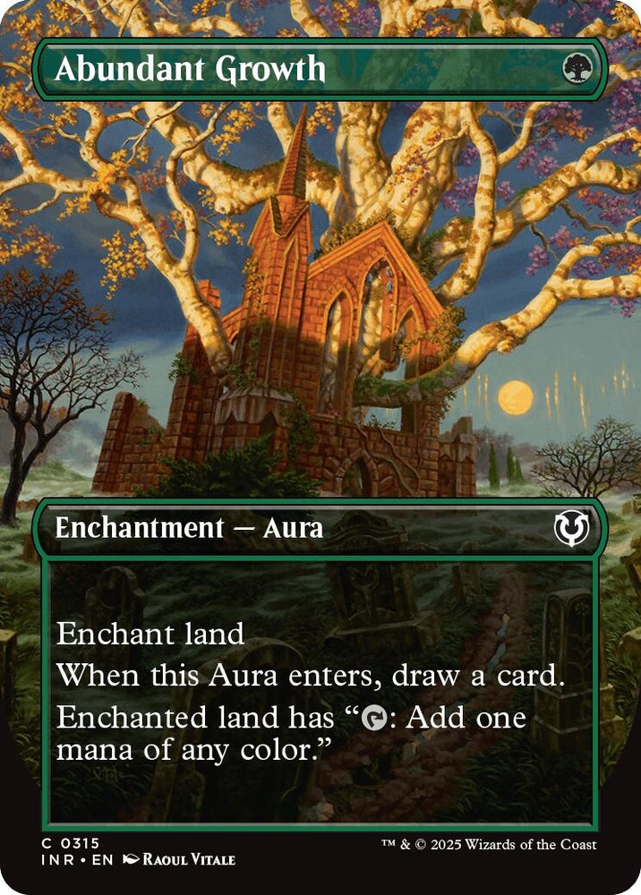 Image for Abundant Growth (Borderless) (315) [Innistrad Remastered]