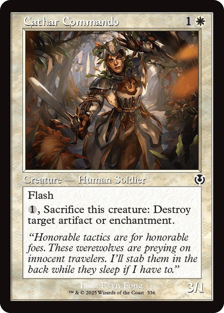 Image for Cathar Commando (Retro Frame) (336) [Innistrad Remastered]
