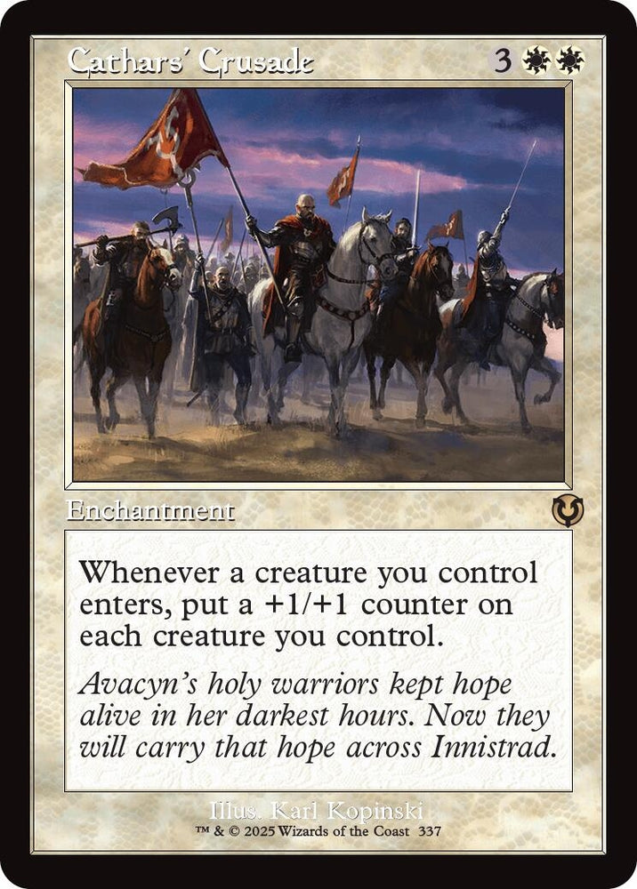 Image for Cathars' Crusade (Retro Frame) (337) [Innistrad Remastered]