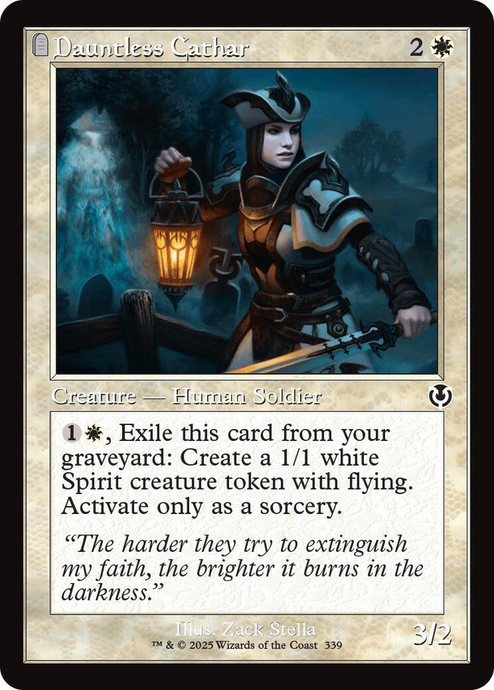 Image for Dauntless Cathar (Retro Frame) (339) [Innistrad Remastered]