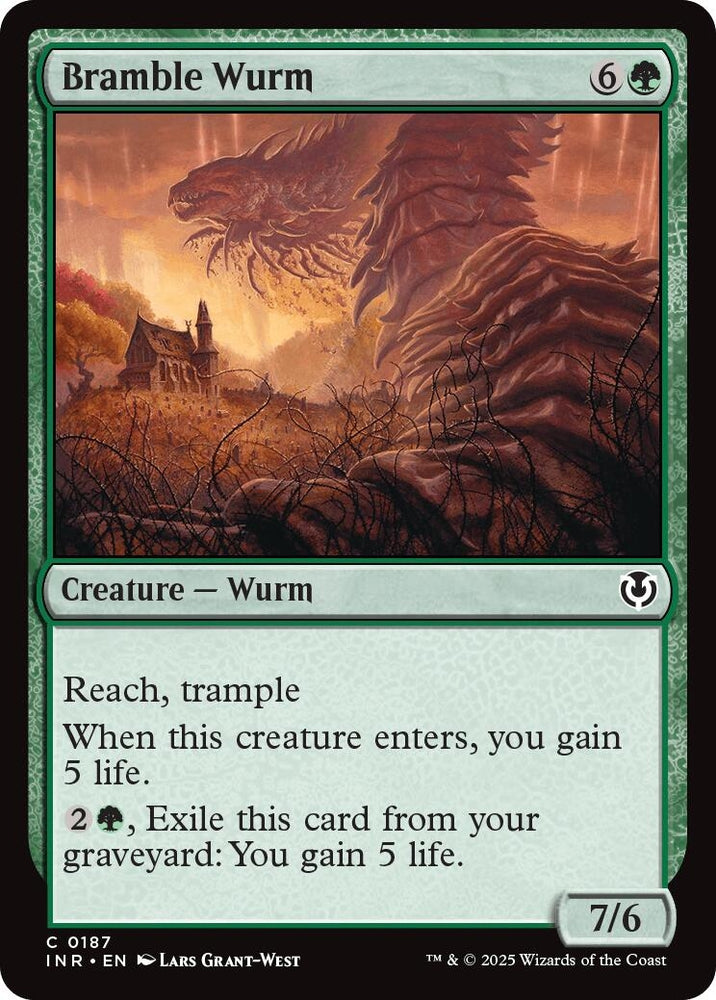 Image for Bramble Wurm (187) [Innistrad Remastered]