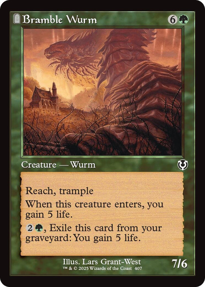 Image for Bramble Wurm (Retro Frame) (407) [Innistrad Remastered]