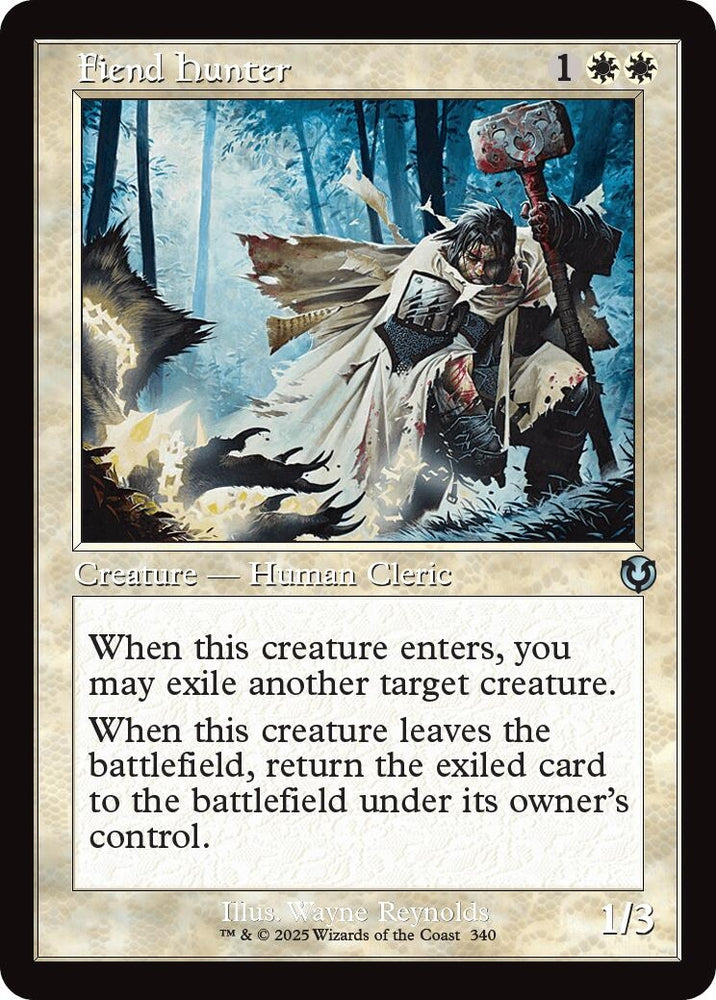 Image for Fiend Hunter (Retro Frame) (340) [Innistrad Remastered]