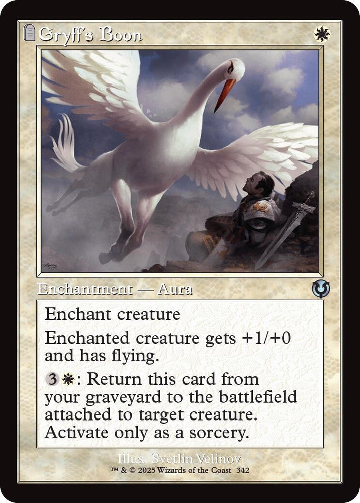 Image for Gryff's Boon (Retro Frame) (342) [Innistrad Remastered]