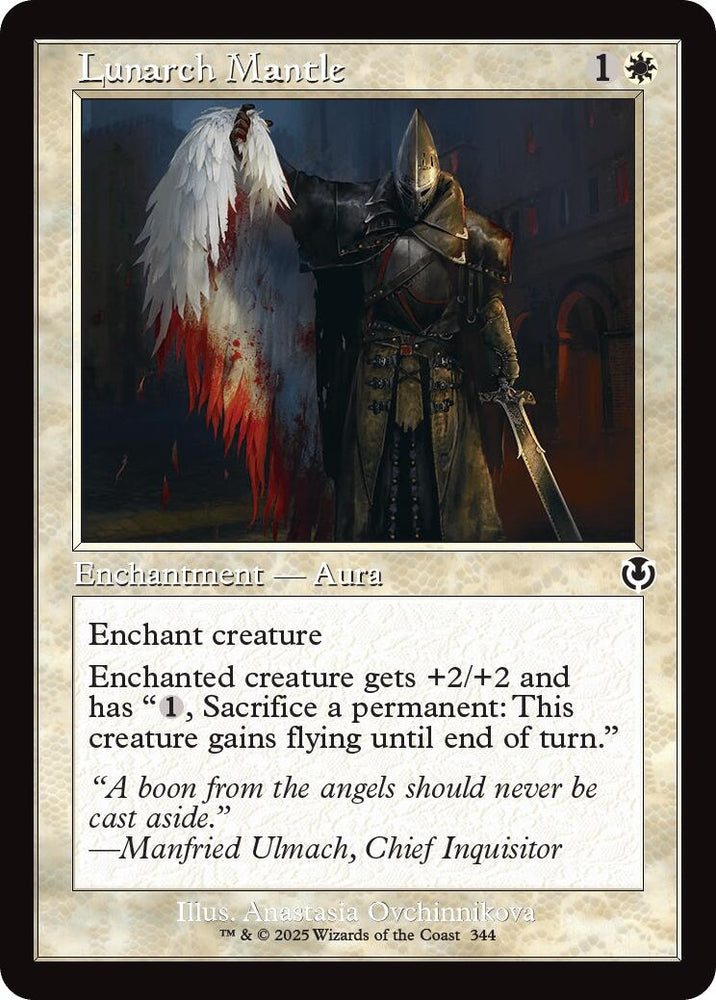 Image for Lunarch Mantle (Retro Frame) (344) [Innistrad Remastered]