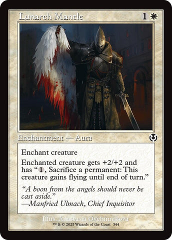 Image for Lunarch Mantle (Retro Frame) (344) [Innistrad Remastered]
